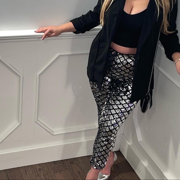 Lovers + friends sequin pants take it easy skinny - Picture 6 of 11